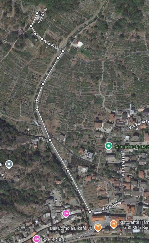 Cartina indicazione parcheggi