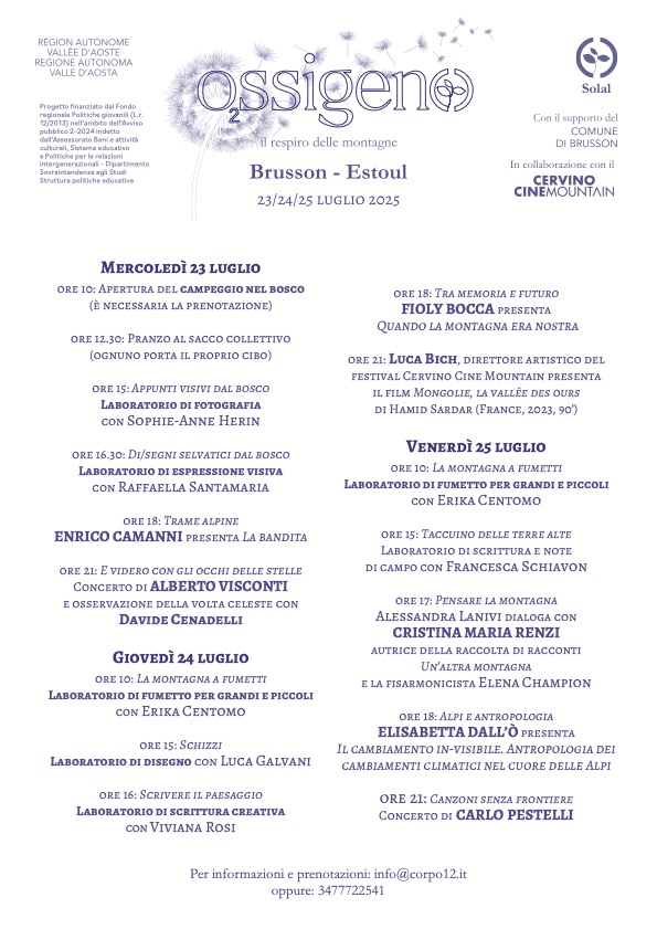 Programma Ossigeno 2025