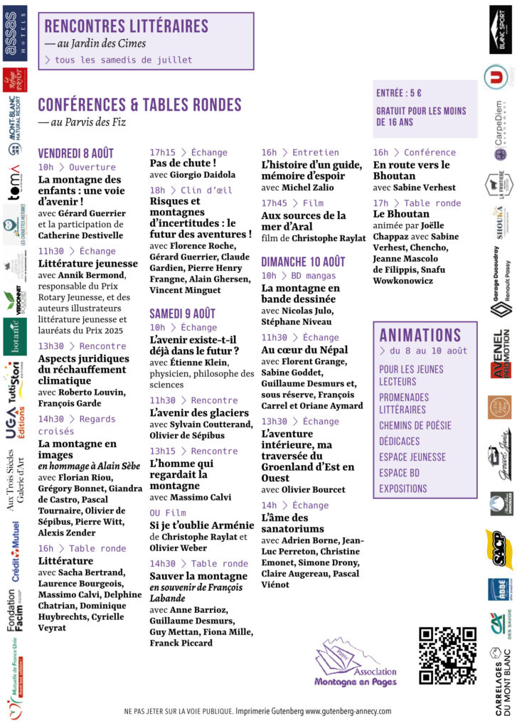 Visuel Accueil 5e Salon du livre de montagne de Passy