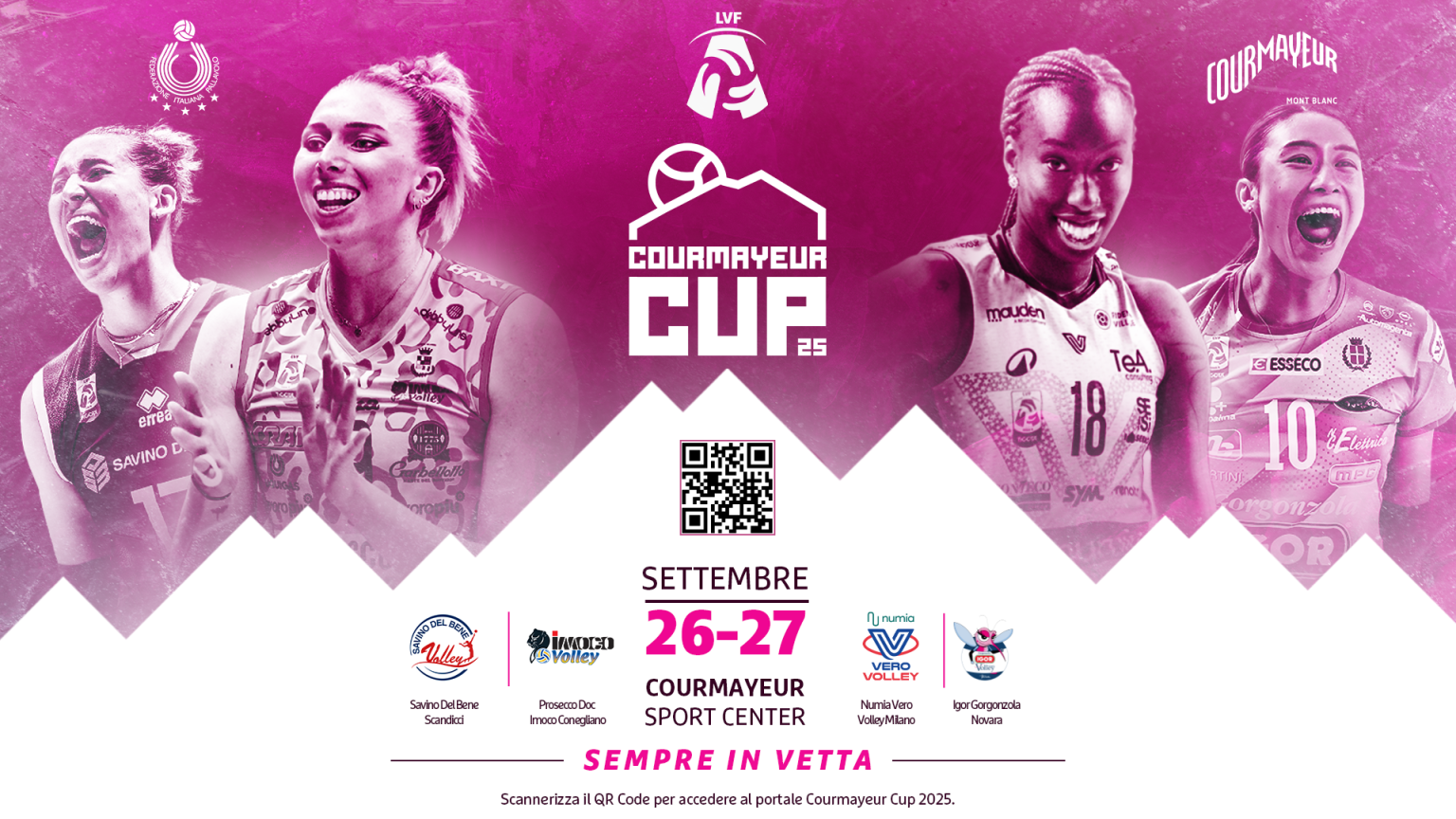 La Serie A1 Volley riparte dalla Courmayeur Cup