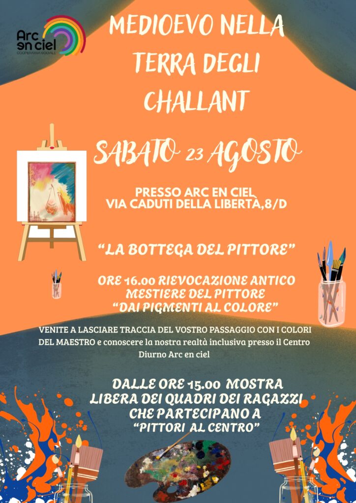 Locandina Rievocazione antico mestiere del pittore