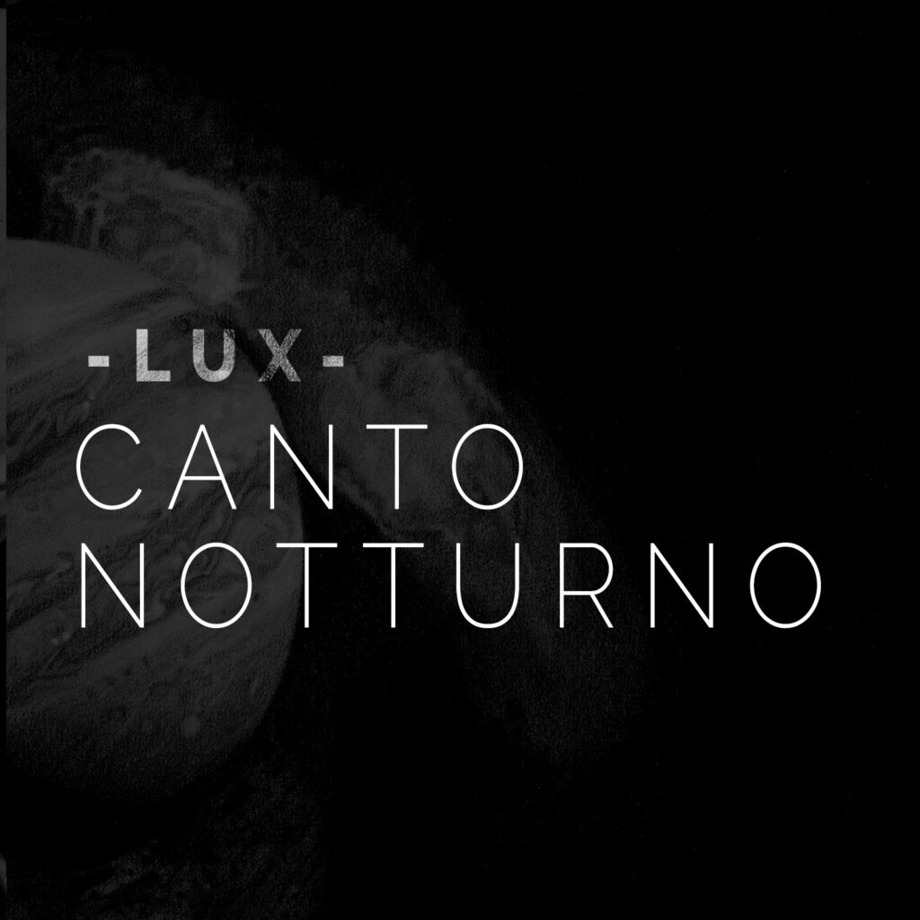 Copertina Singolo Canto Notturno