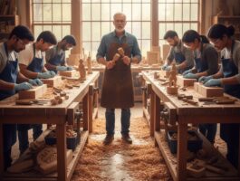 Corso di scultura su legno a Châtillon