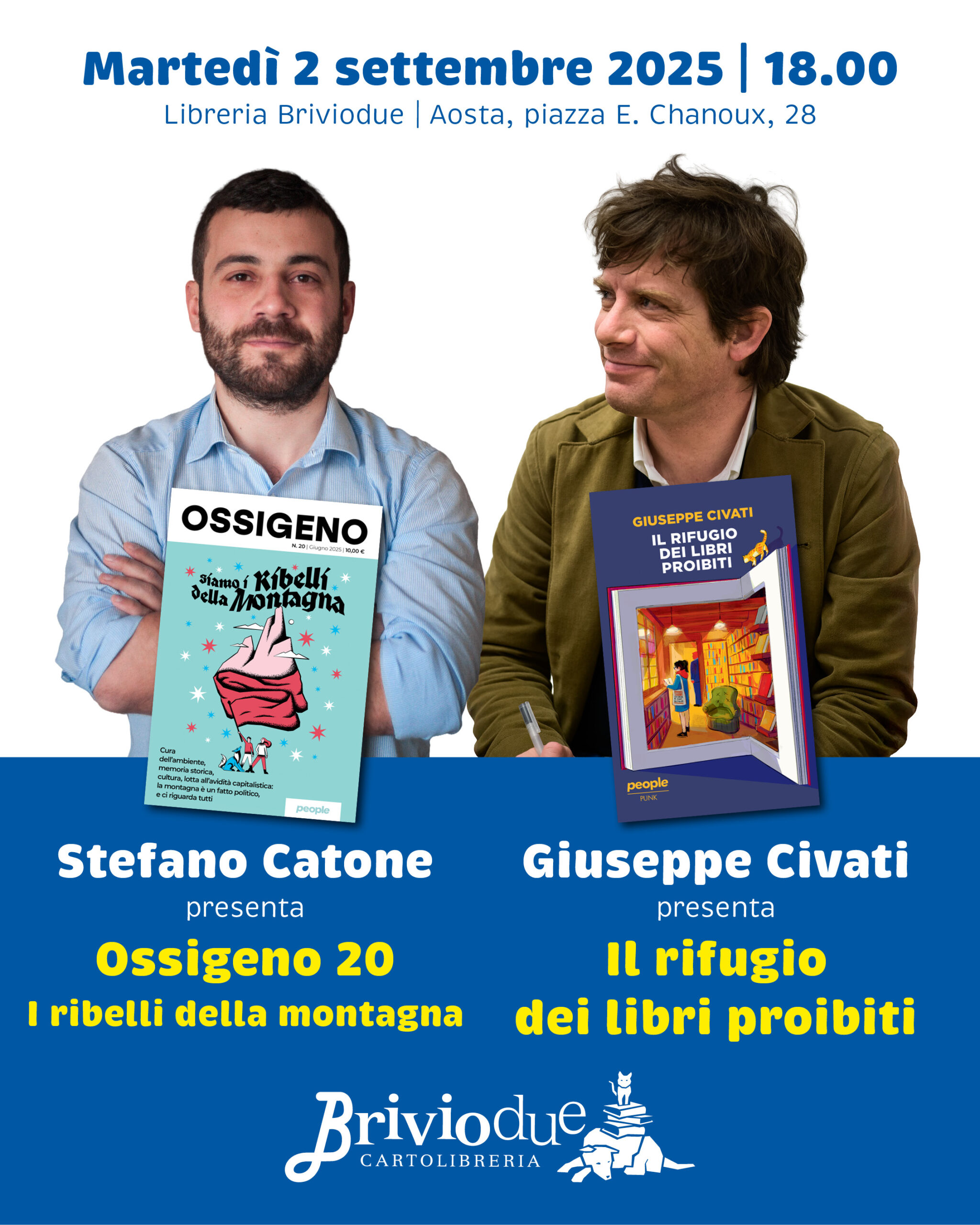 Libri, memoria e resistenza: incontro con Stefano Catone e Giuseppe Civati