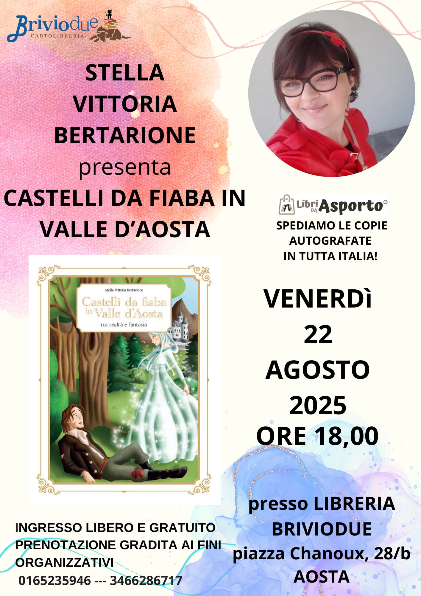 Stella Bertarione presenta il libro Castelli da fiaba in Valle d’Aosta