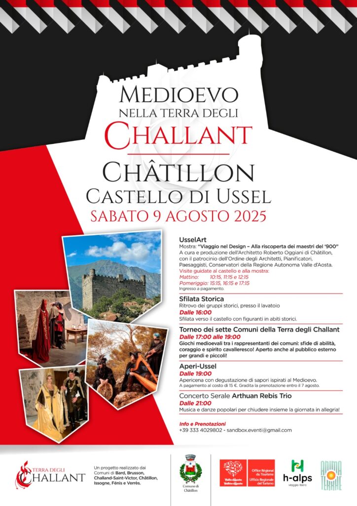 Medioevo Nella Terra Degli Challant 2025 Locandina Chatillon