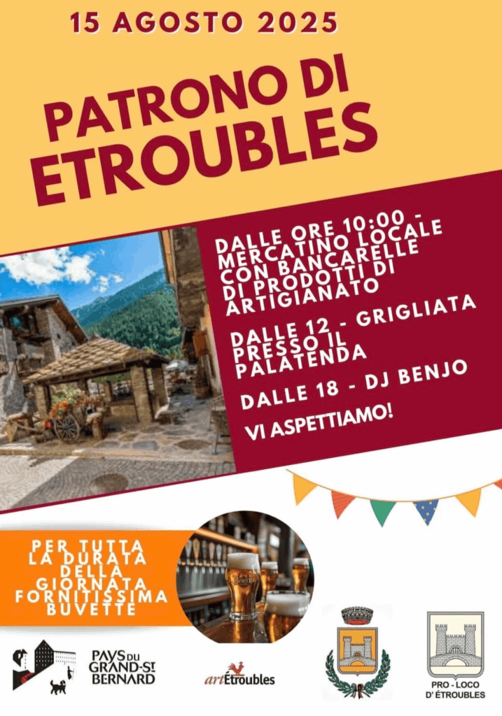 Locandina Patrono Étroubles