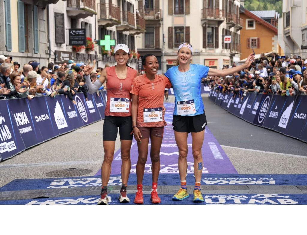 Podio femminile Occ Utmb 2025