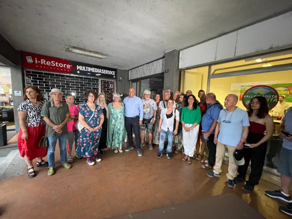 Valle d'aosta Aperta candidati Comune Aosta 2025