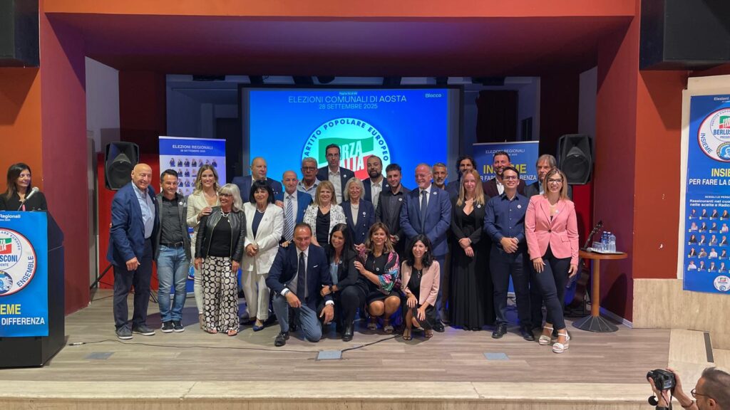 Lista Forza Italia Aosta 2025