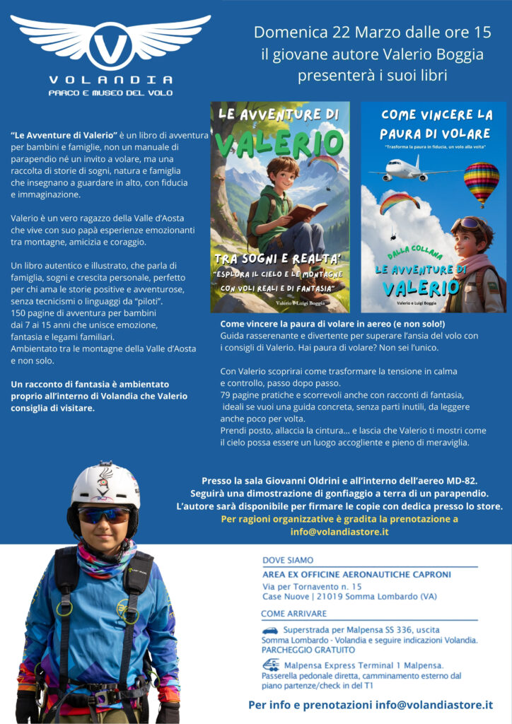 Locandina incontro a Volandia