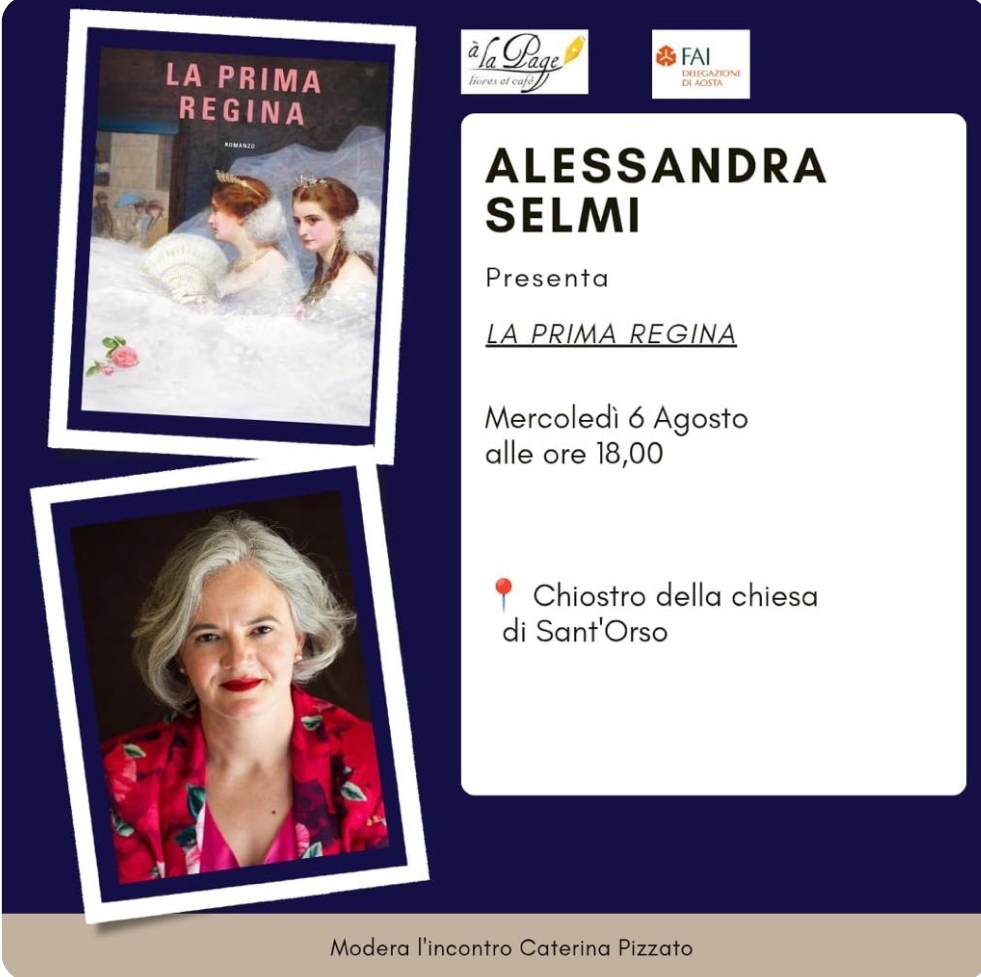 Locandina incontro con Alessandra Selmi