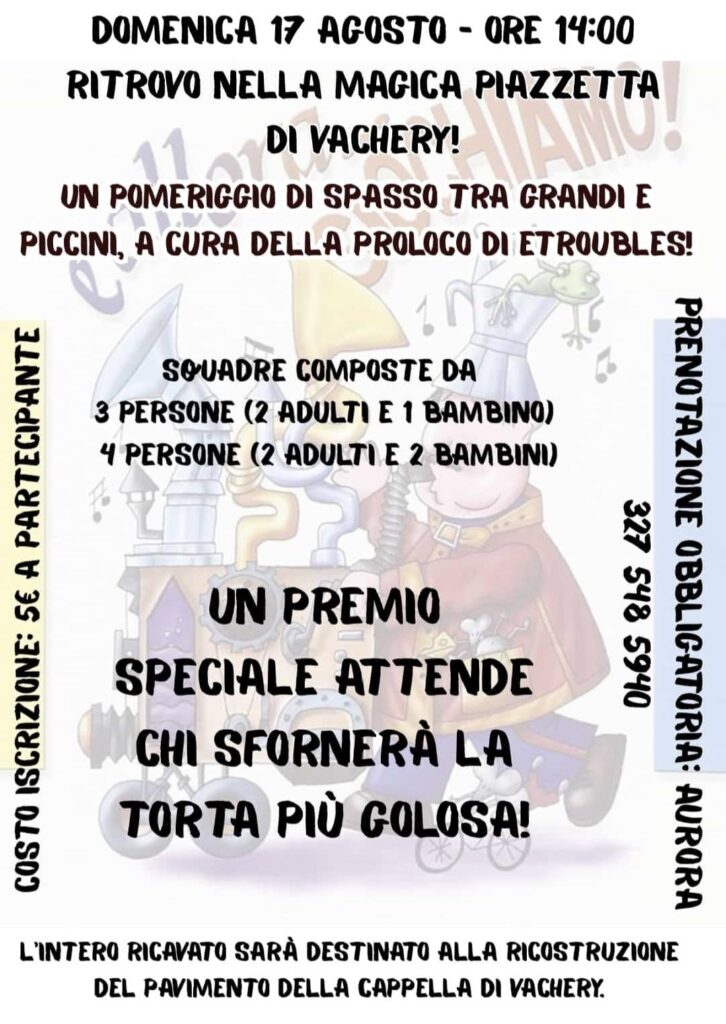 Locandina concorso torte