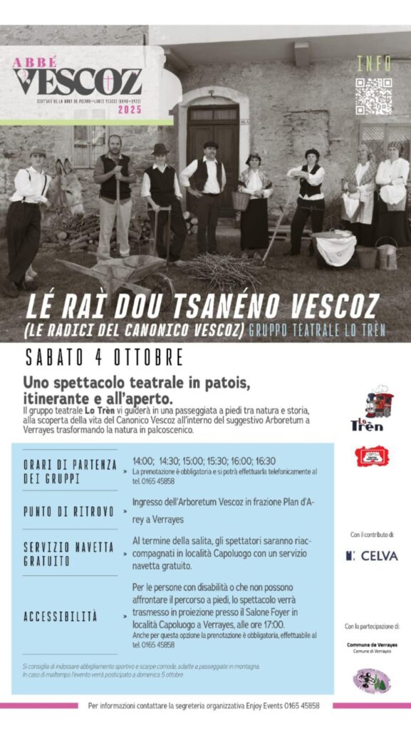 Locandina dello spettacolo teatrale Lo Trèn