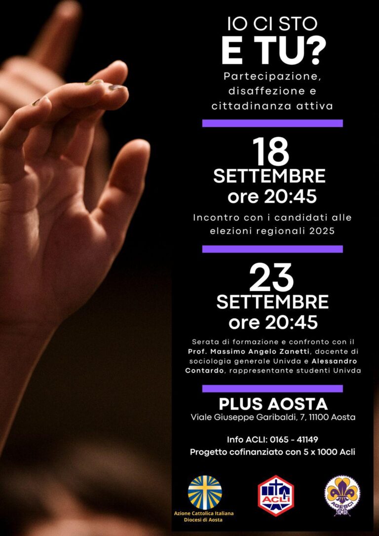 Acli: due incontri di confronto e formazione verso le elezioni regionali