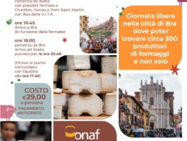 Onaf VdA: una navetta per Cheese 2025