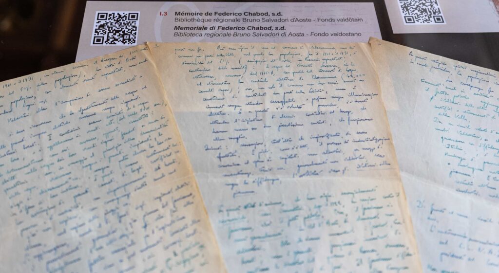Mostra dal titolo Les décrets du Lieutenant du Royaume de 1945 à l’origine de l’autonomie spéciale de la Vallée d’Aoste