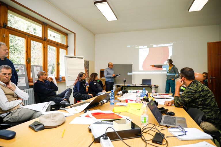 Esercitazione di protezione civile a Courmayeur