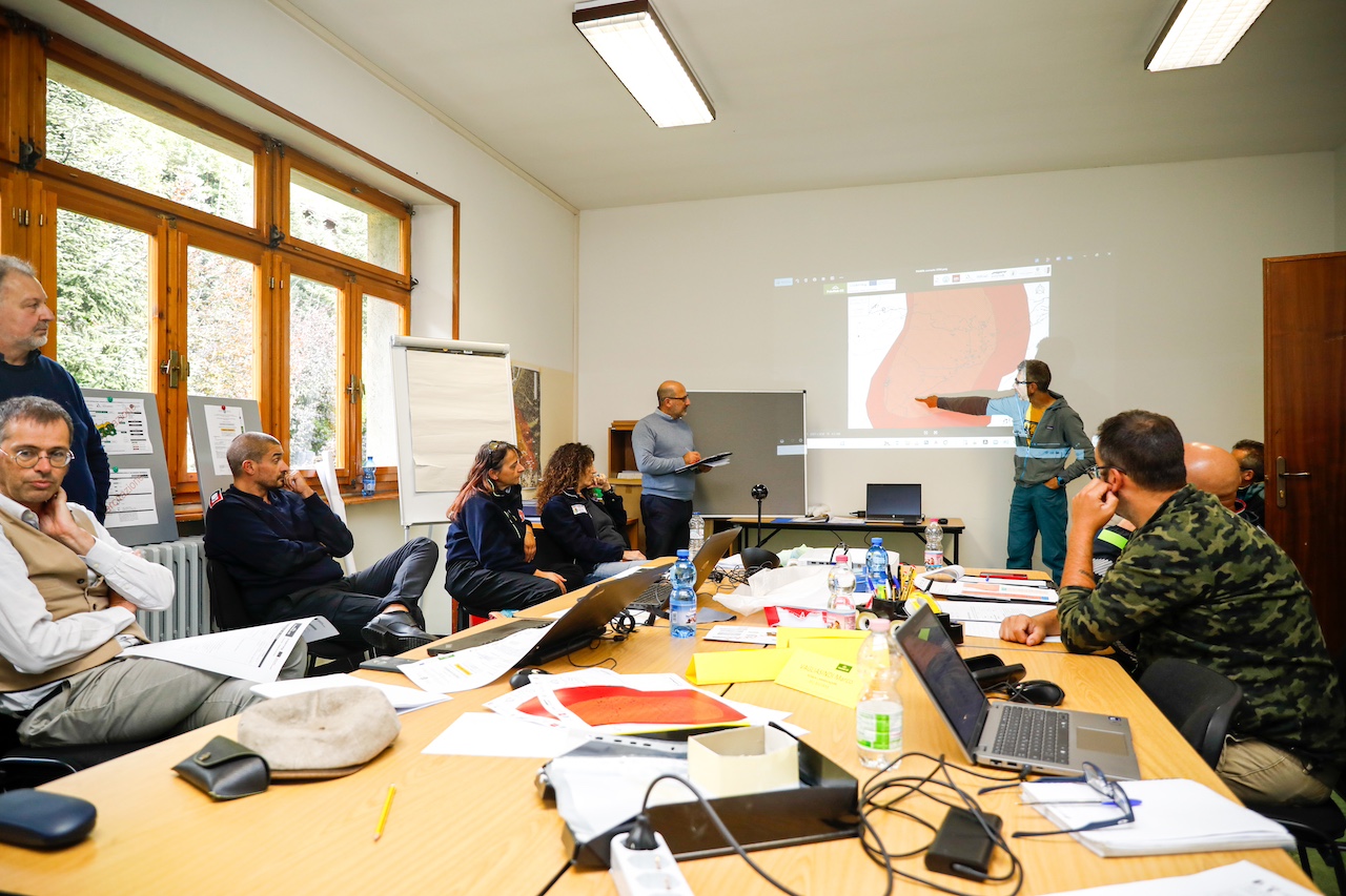 Esercitazione di protezione civile a Courmayeur