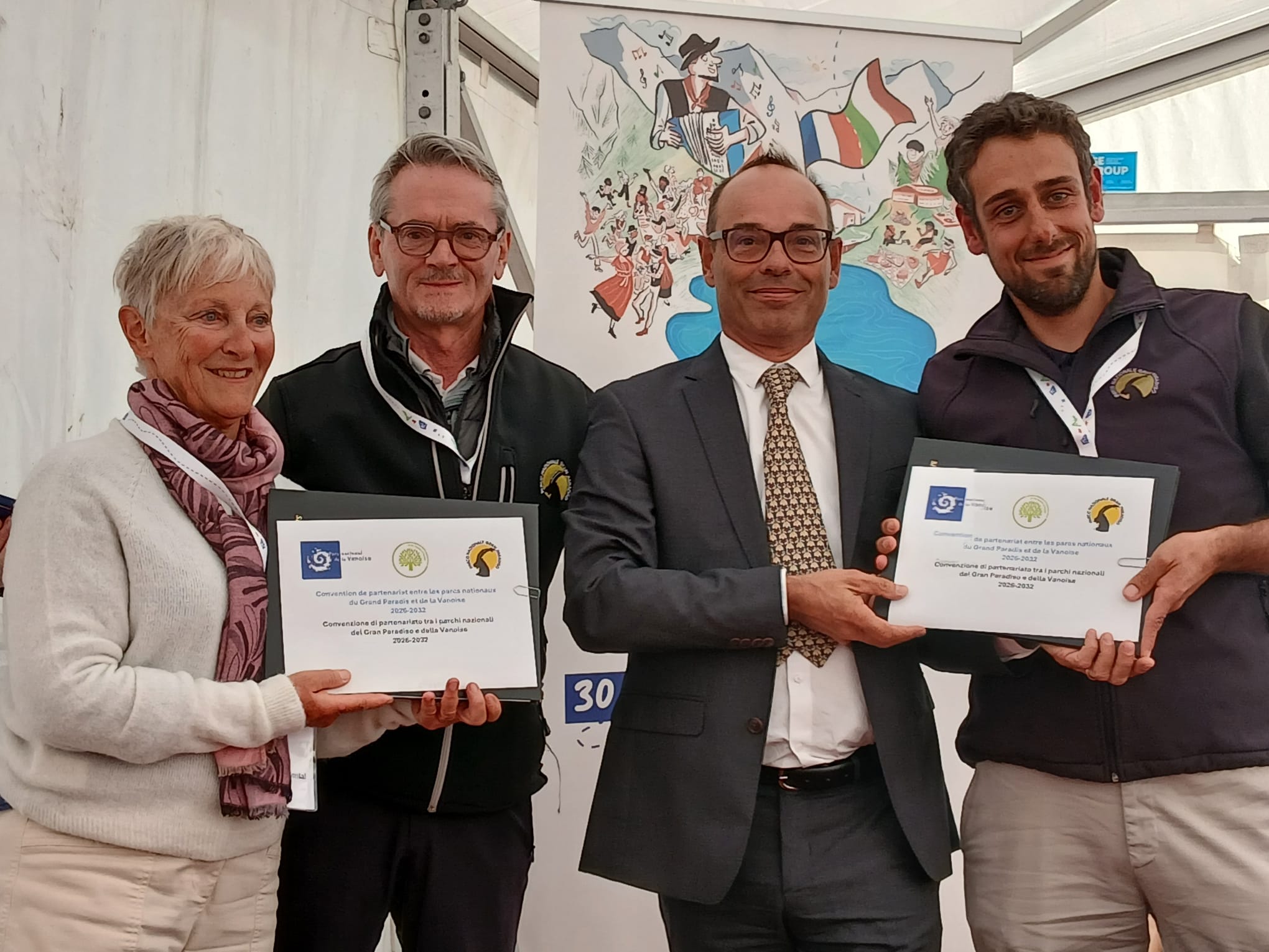 Firmata la convenzione tra Gran Paradiso e Vanoise