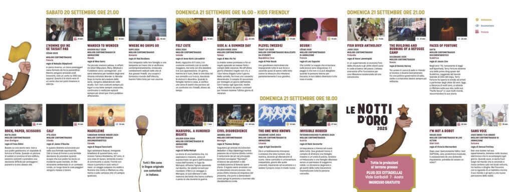 Programma Le notti d'oro