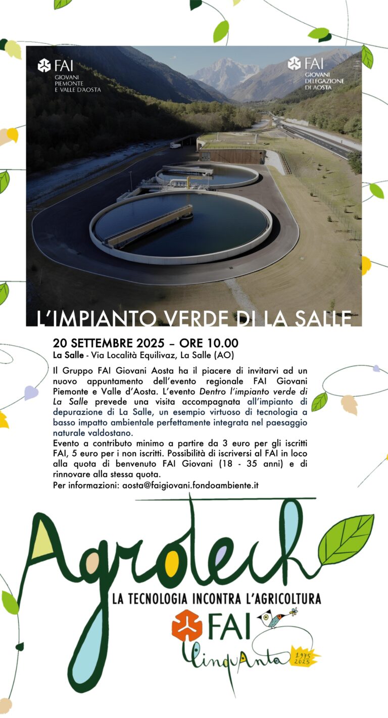 Fai: visita al depuratore di La Salle