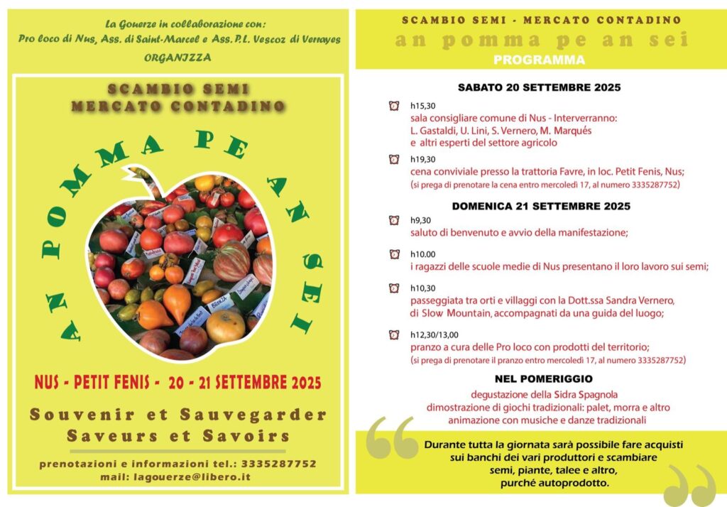 Locantina An pomma pe an sei 2025