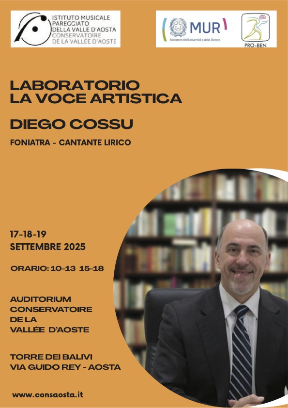 Locandina del laboratorio La voce artistica