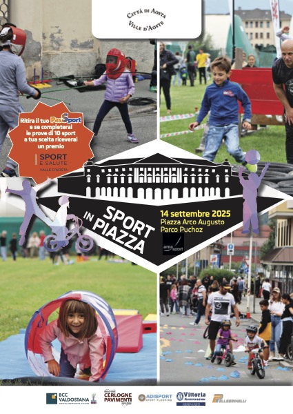 Sport in piazza 2025 ad Aosta