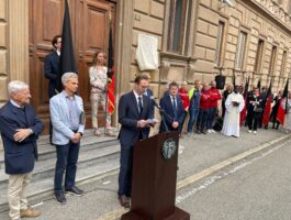 80e anniversaire de la fondation de l\'Union Valdôtaine (con polemica)
