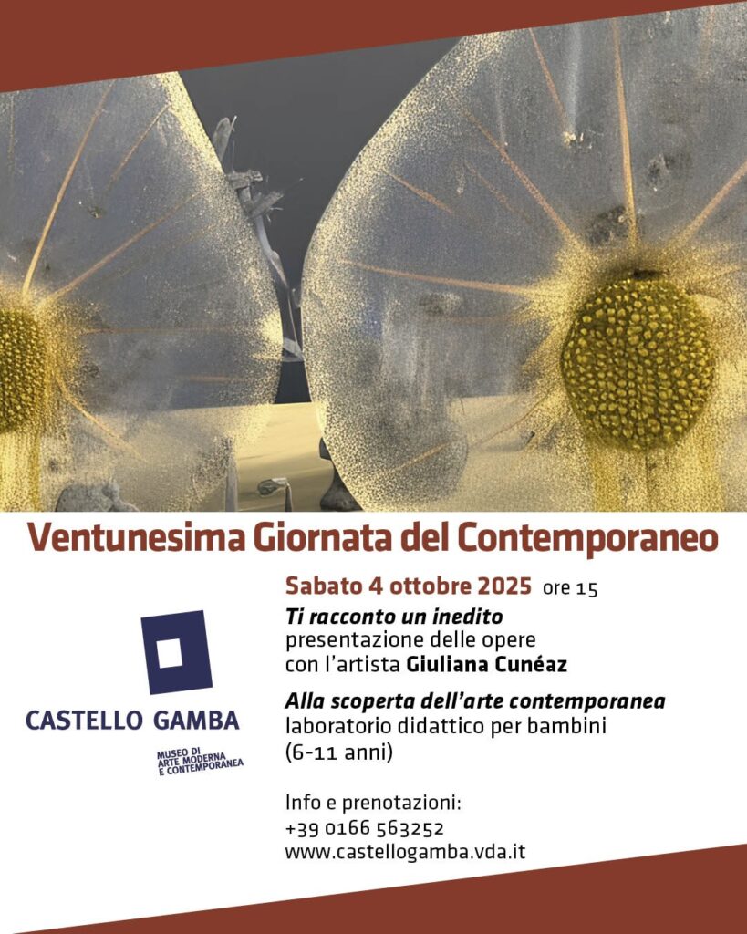 Locandina Giornata del contemporaneo