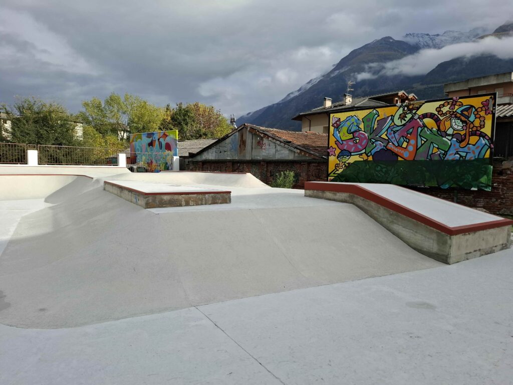 Skate Park Aosta ricondizionato