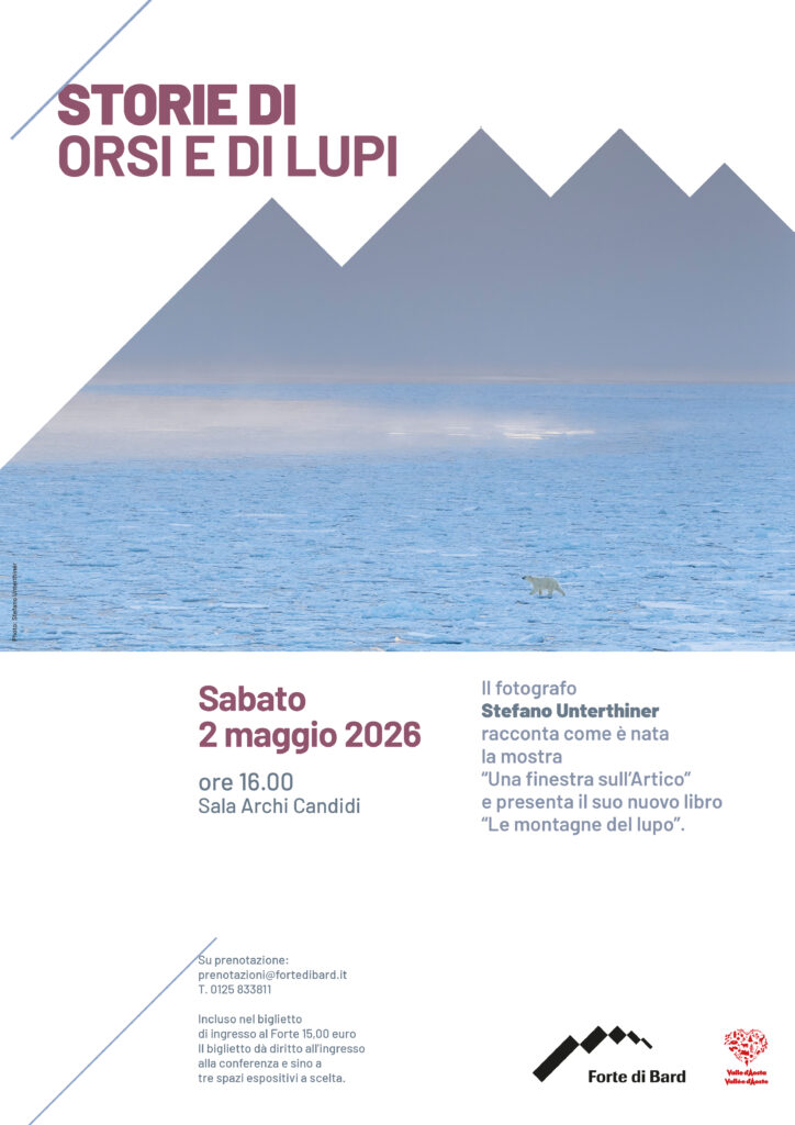 Locandina conferenza Storie di orsi e di lupi