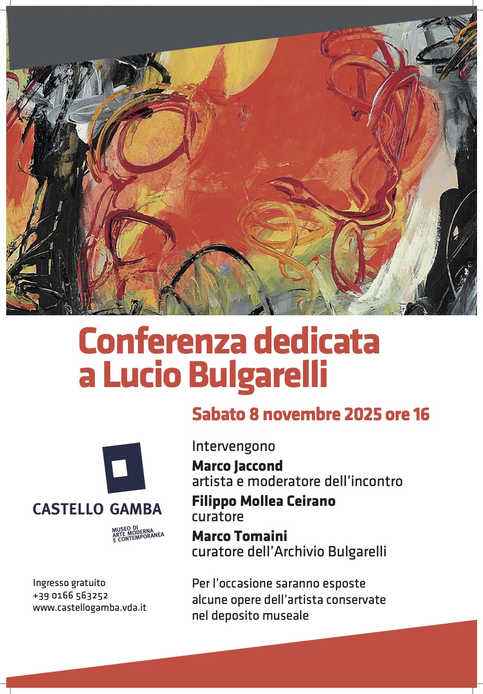 Locandina della conferenza dedicata a Lucio Bulgarelli