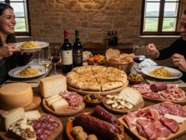 Viaggio nei sapori umbri con una Merenda sinoira a Perloz