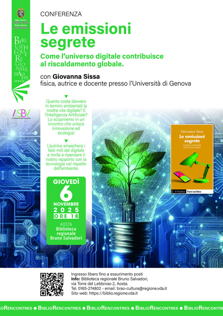 Locandina conferenza Le emissioni segrete