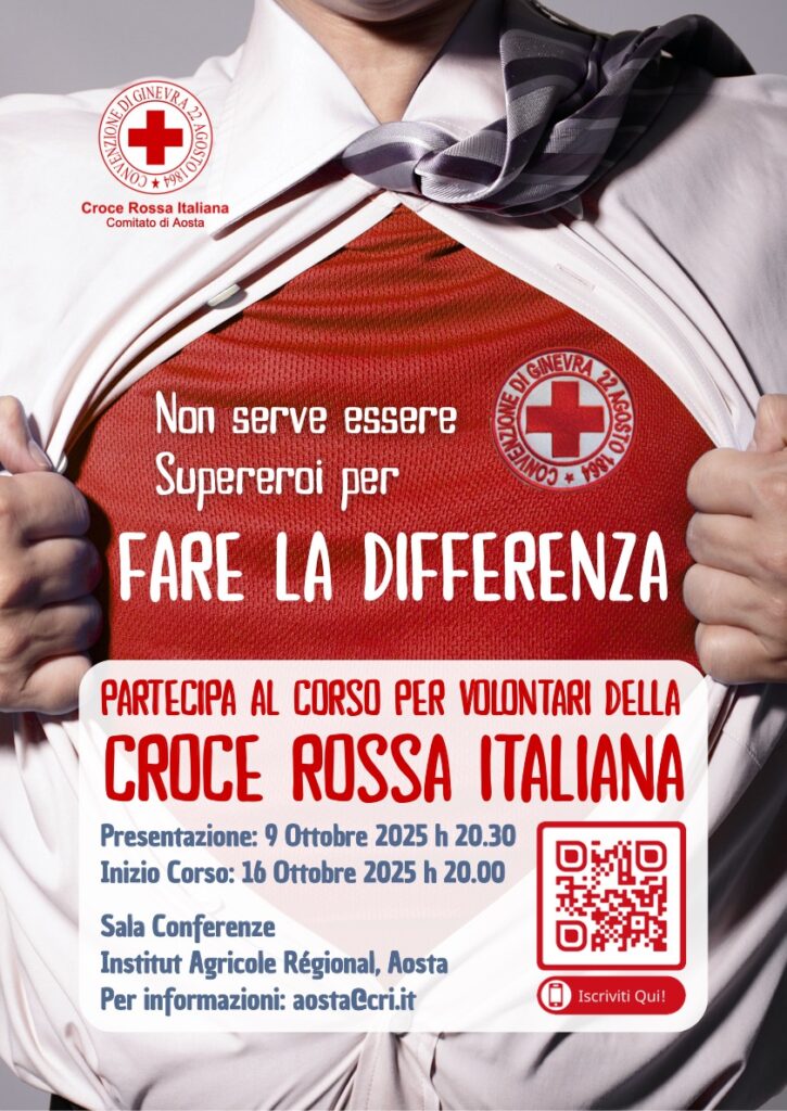 Locandina Stampa Corso Volontari Croce Rossa Italiana 2025