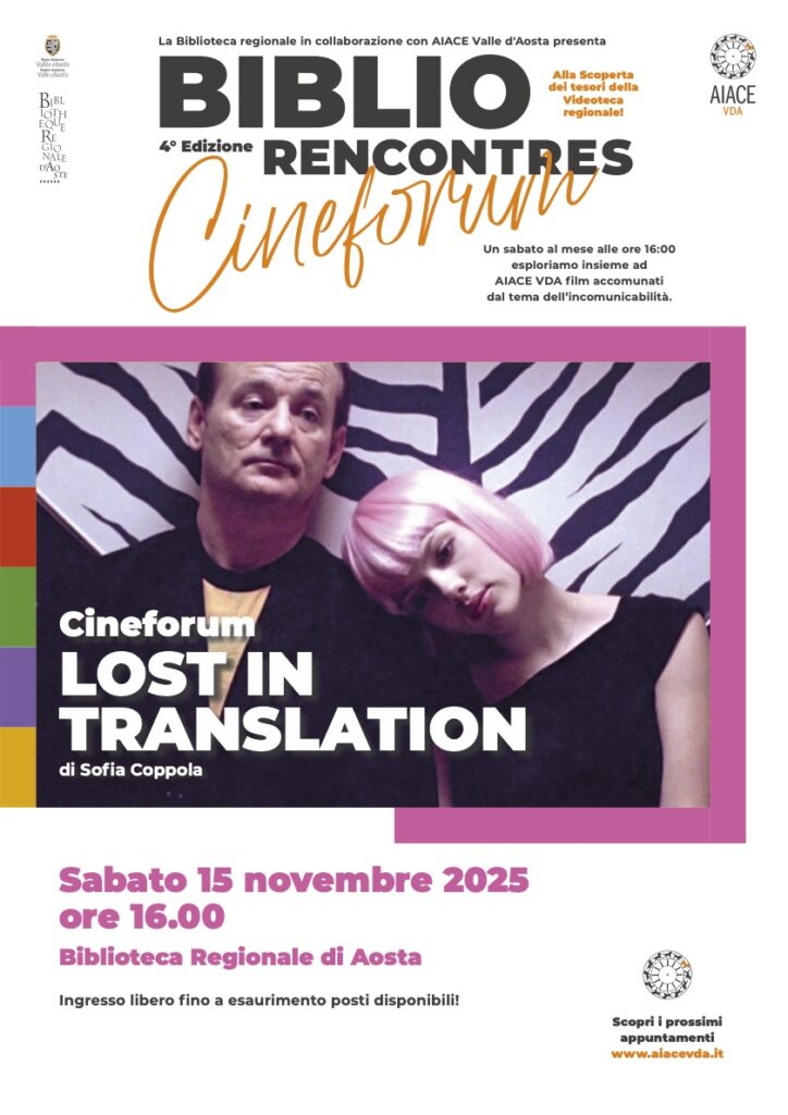 Locandina proiezione Lost in Translation
