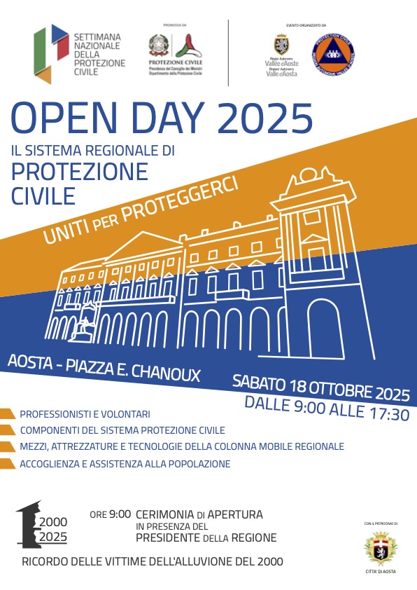 Locandina Settimana della protezione civile