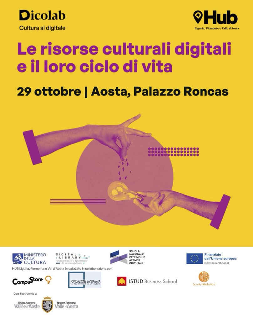 Dicolab: le risorse culturali digitali e il loro ciclo di vita