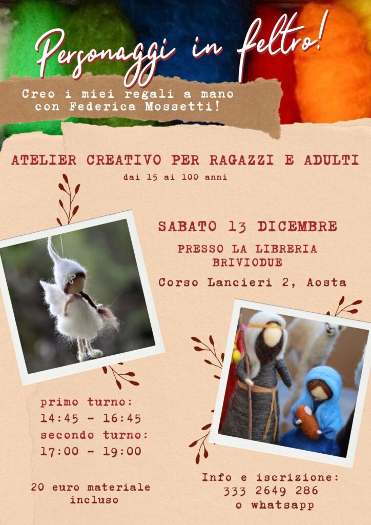 Locandina personaggi in feltro