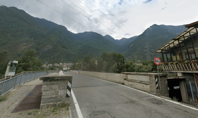 Chiusura del ponte di Issogne dal 3 novembre 2025