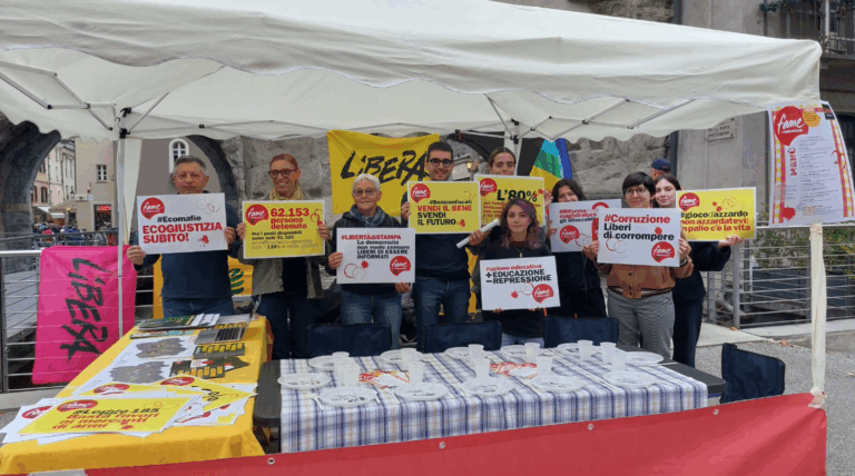 Libera: Fame di verità e giustizia in Valle d'Aosta