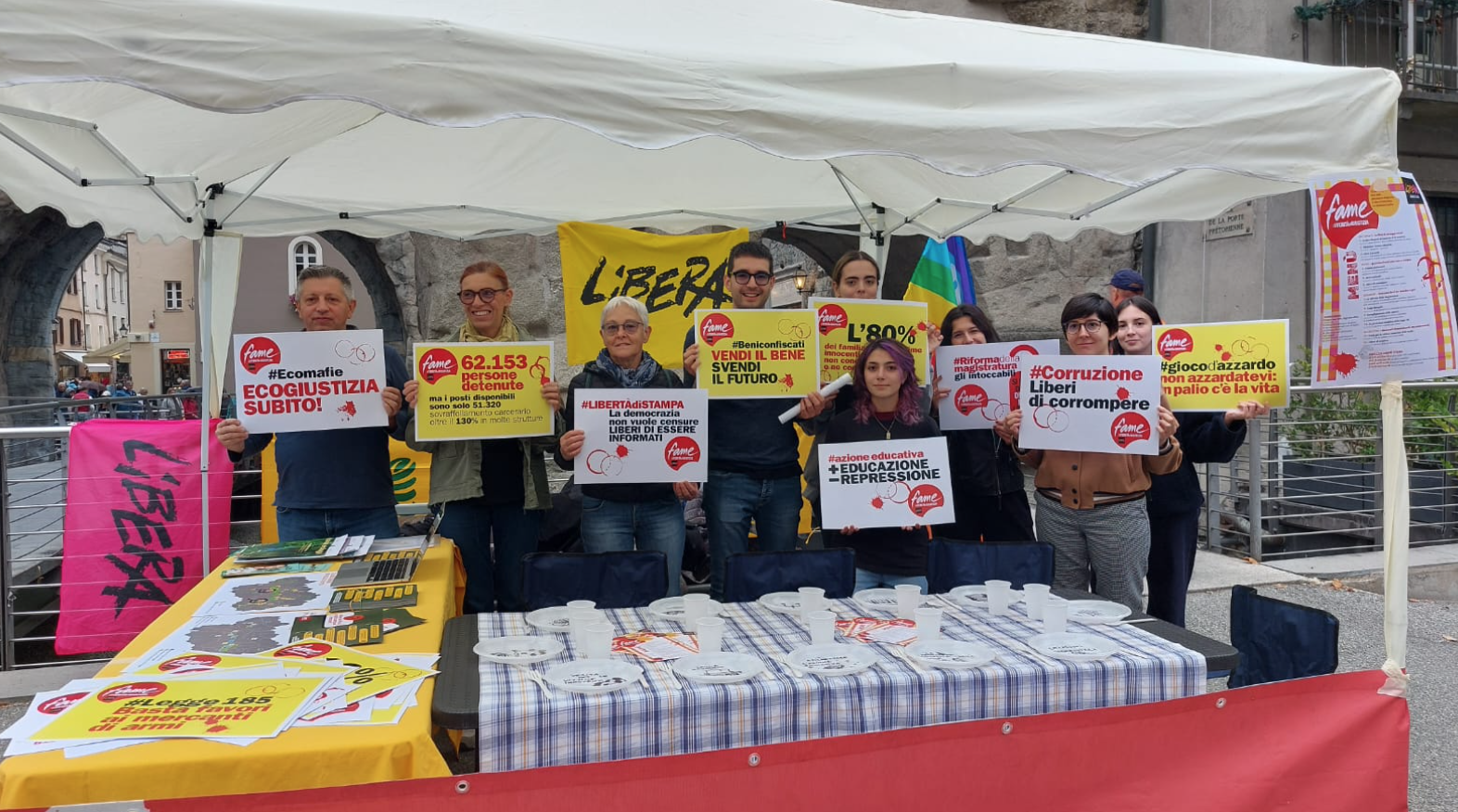Libera: Fame di verità e giustizia in Valle d\'Aosta