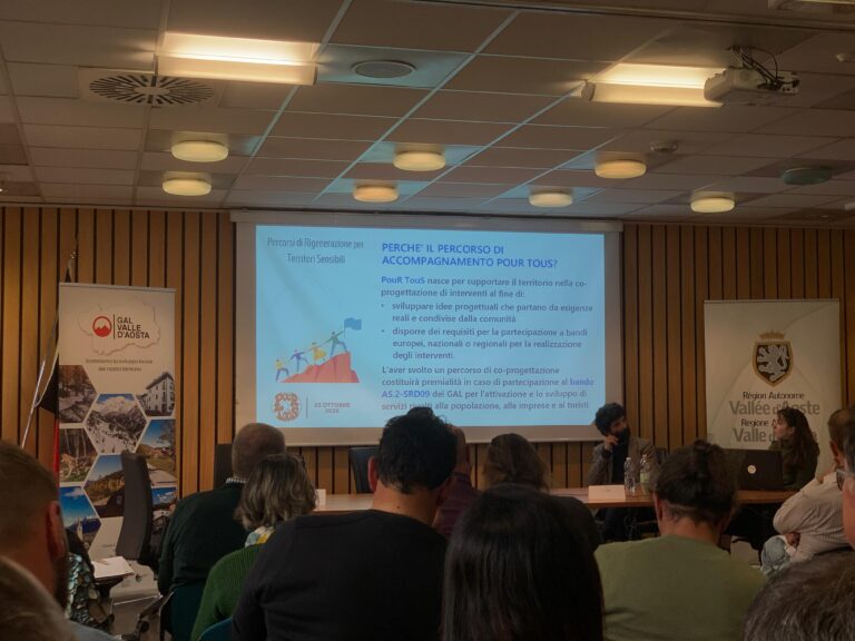 GAL Valle d’Aosta: percorsi di rigenerazione per territorio sensibili
