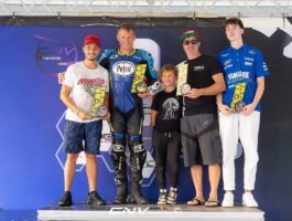 Cheillon sul podio del Campionato nazionale velocità e Tomas chiude in crescita