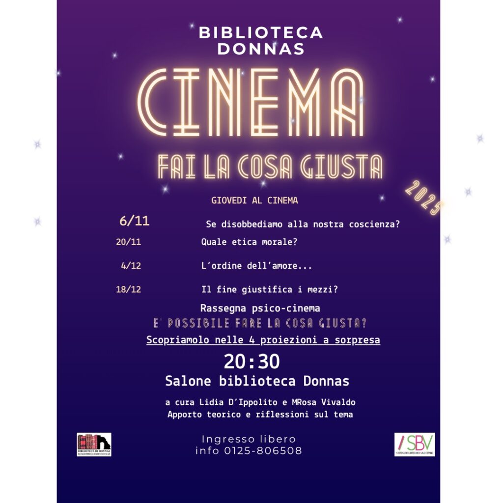 Locandina Cinema: Fai la cosa giusta