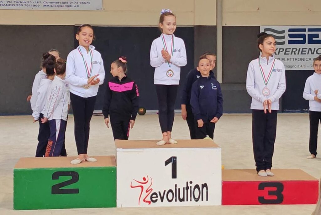 1a Amanda Girasole, 2a Jada Lodi, 3a Sara Maria Balia