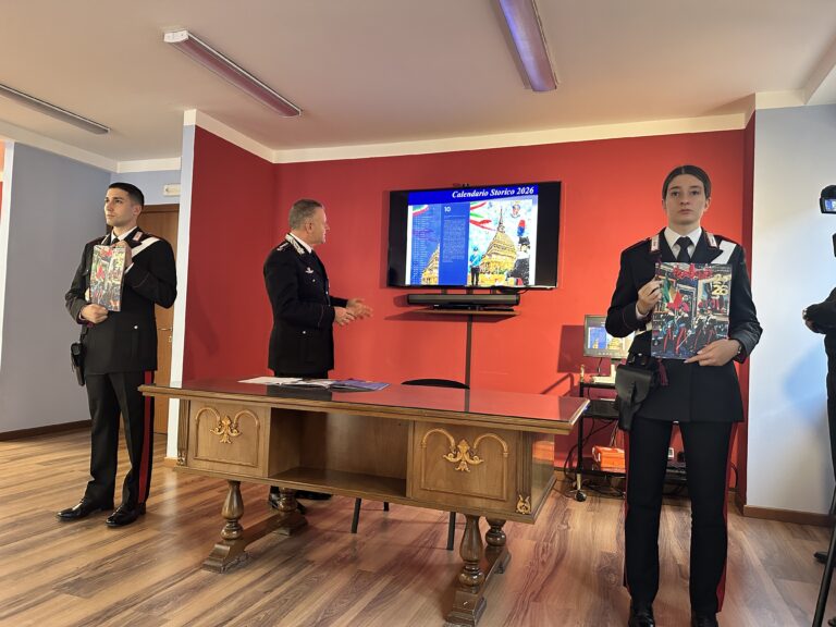 Calendario dei Carabinieri 2026