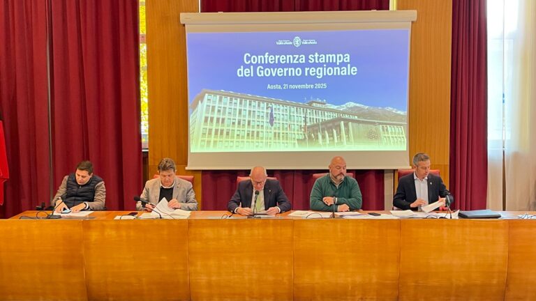 Le delibere di Giunta RaVdA del 21 novembre 2025